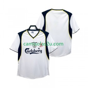 Camisolas de futebol Liverpool 2001 Retro Equipamento Alternativa 2002 Manga Curta